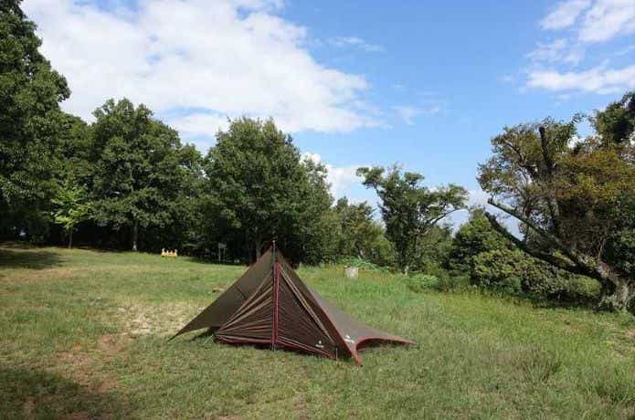 高間キャンプ場のサイト