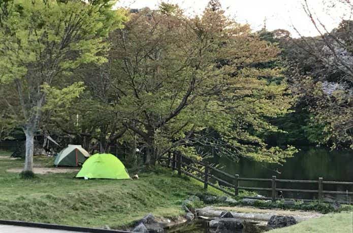 稲ケ崎キャンプ場でキャンプ