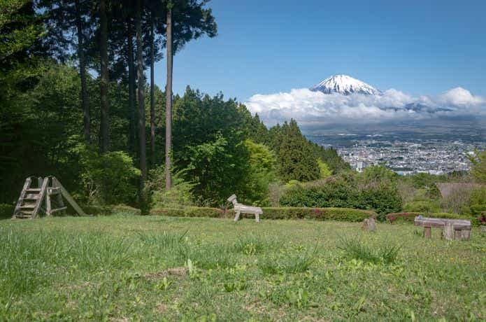 乙女森林公園第2キャンプ場から見える景色