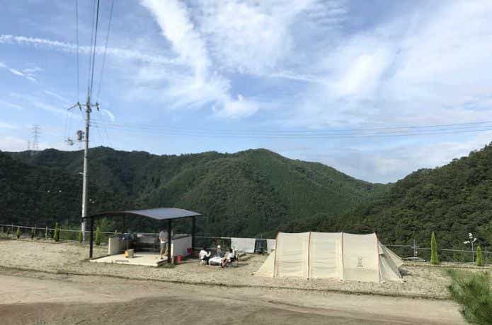 キャンプ＆コテージ ポパイテンでキャンプ