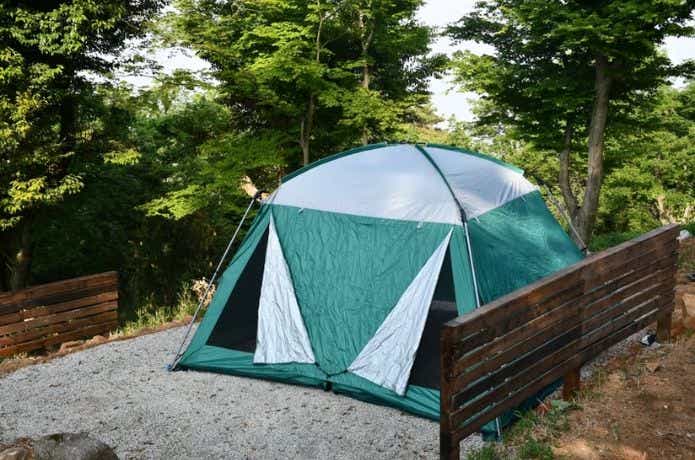 風葉キャンプ場でキャンプ