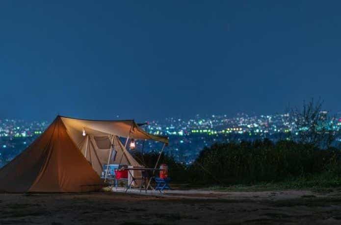 OIWAKE PARKでキャンプ