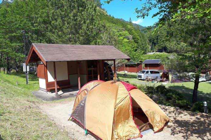 円満地公園オートキャンプ場でキャンプ