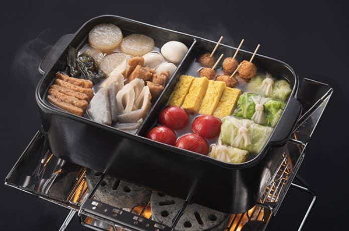 ロゴス 仕切おでん土鍋でおでん