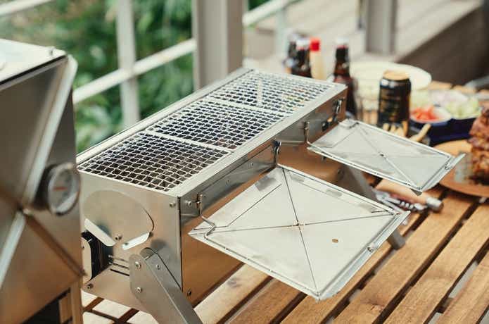 CAVE　縦横グリル　makuake　横置き