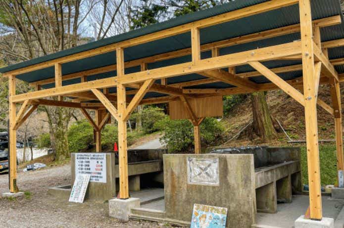 若杉楽園キャンプ場の炊事場