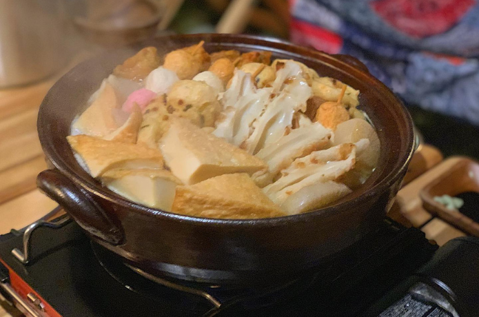 キャンプでおでん