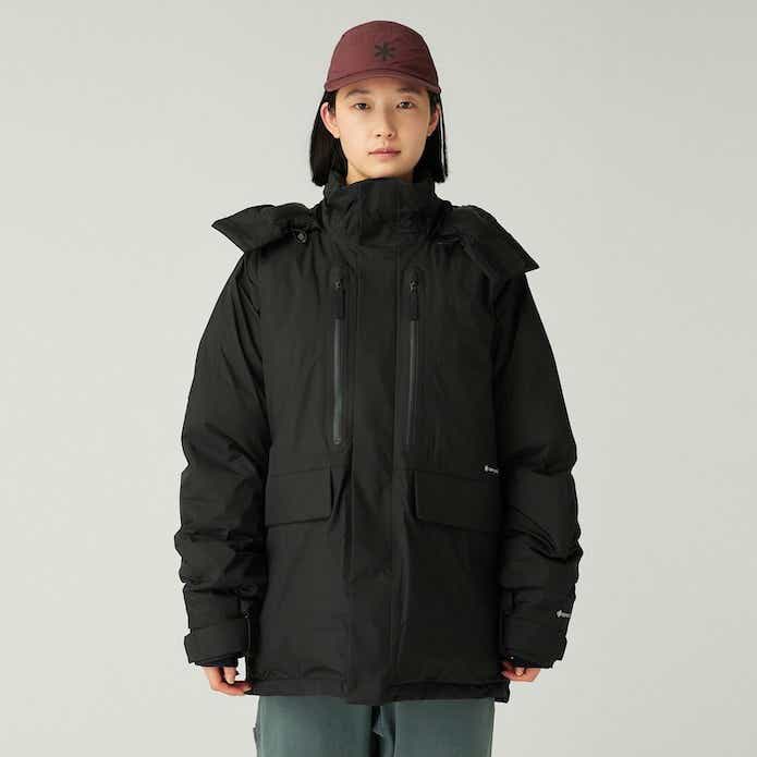 スノーピーク　「Wool Jacquard（ウールジャガード）」「GORE-TEX Weatherproof Down（ゴアテックス ウェザープルーフダウン）」