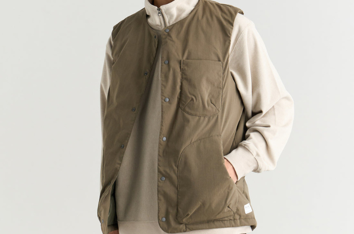 NANGA ヒノックリップストップ インナーダウンベスト