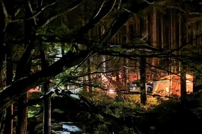 泉の森のオートキャンプ場