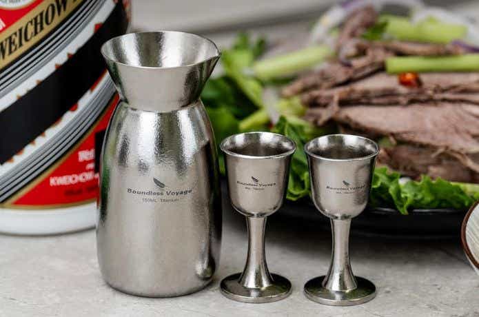 Boundless Voyage「チタン製 とっくり おちょこ セット」