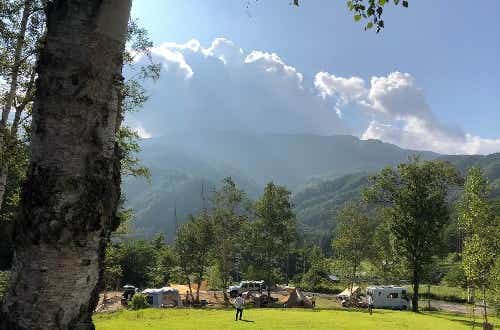 環境省認定の日本一の星空の村にあるキャンプ場