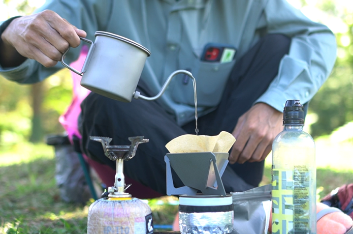 LIXADAのチタンコーヒーポット