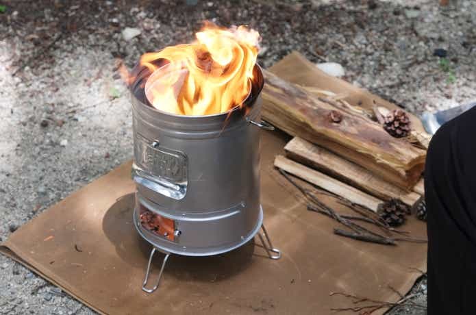 田中文金属　tab.　缶ストーブEX