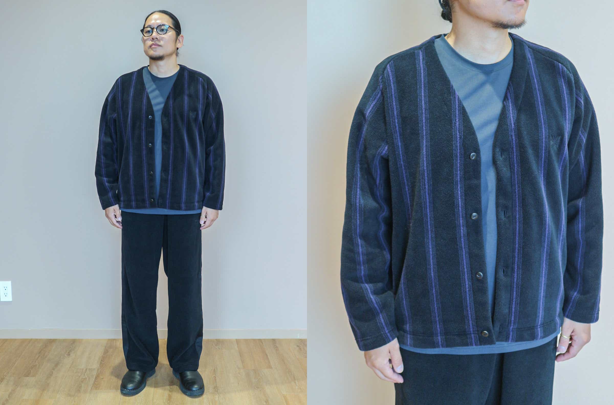 ユニクロ×ニードルズコラボのカーディガン