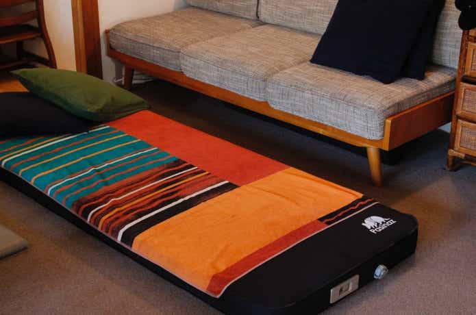 家で来客用布団として置いてある