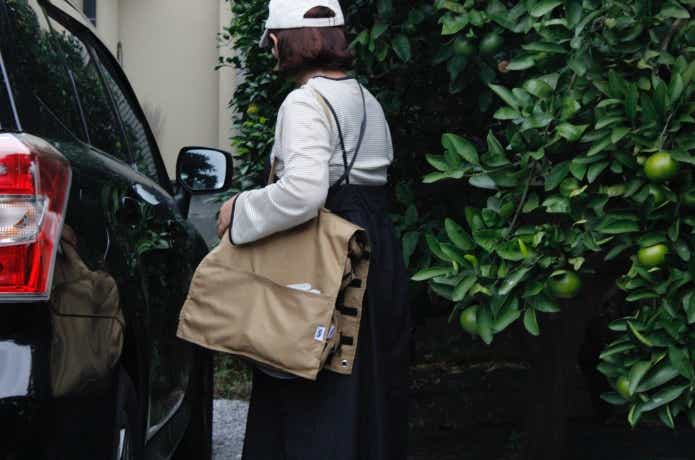 ユニットシステムシリーズを畳んで持ち歩いている