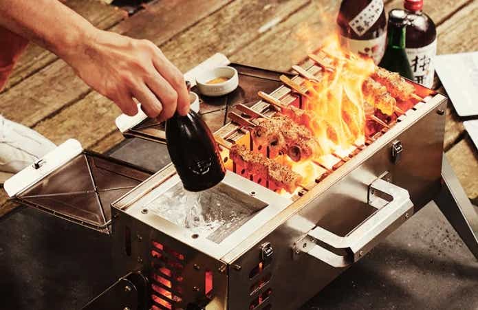 CAVE　縦横グリル　makuake　横置き