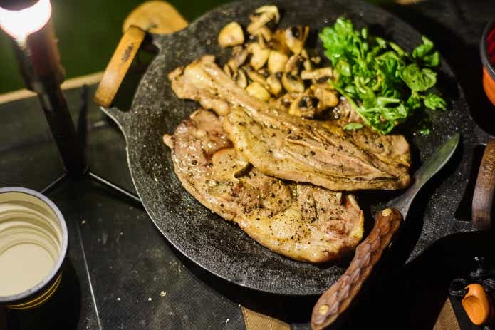 ラム肉のソテー