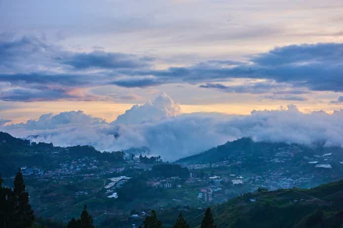 キャンプサイトからの眺めは最高の一言だ