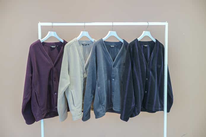 ユニクロ×ニードルズコラボのカーディガン