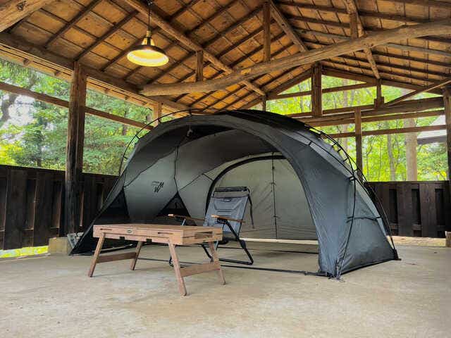 RECAMP常総の屋根ありサイト