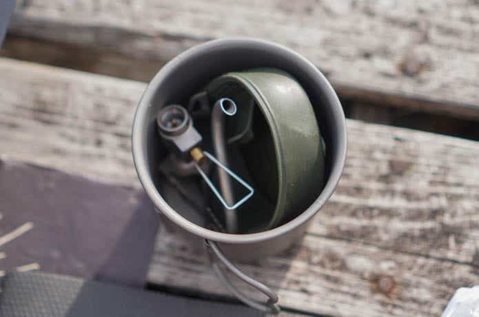 LIXADAのチタンコーヒーポット