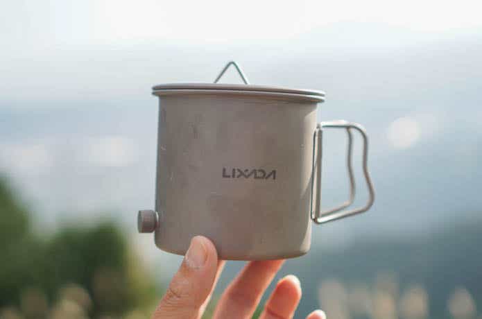 LIXADAのチタンコーヒーポット