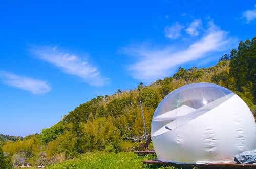 1日1組限定のグランピングで星空を独り占め。アメニティも充実