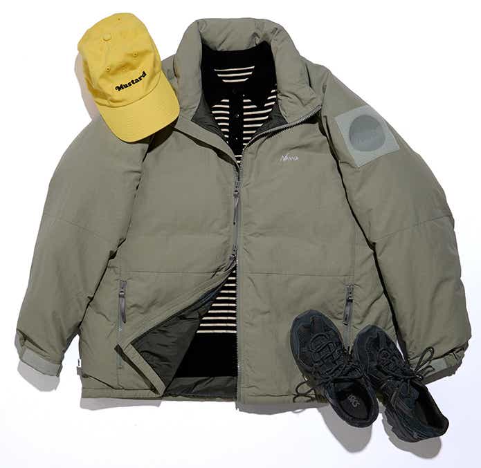 FREAK'S STORE別注NANGAダウンベストサイズ：L NANGA × FREAK'S STORE/ナンガ 別注 DOWN JACKET WOMEN'S/ダウン