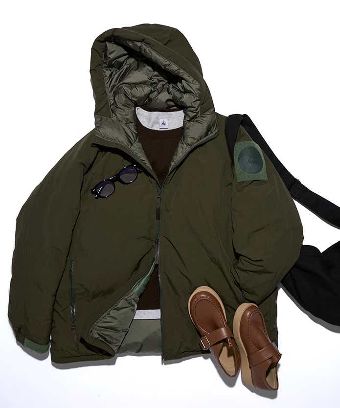 別注 HOODIE DOWN JACKET