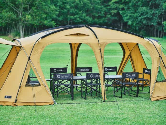 HILLS FIELD(ヒルズフィールド)の新作「OVAL TENT(オーバルテント)」