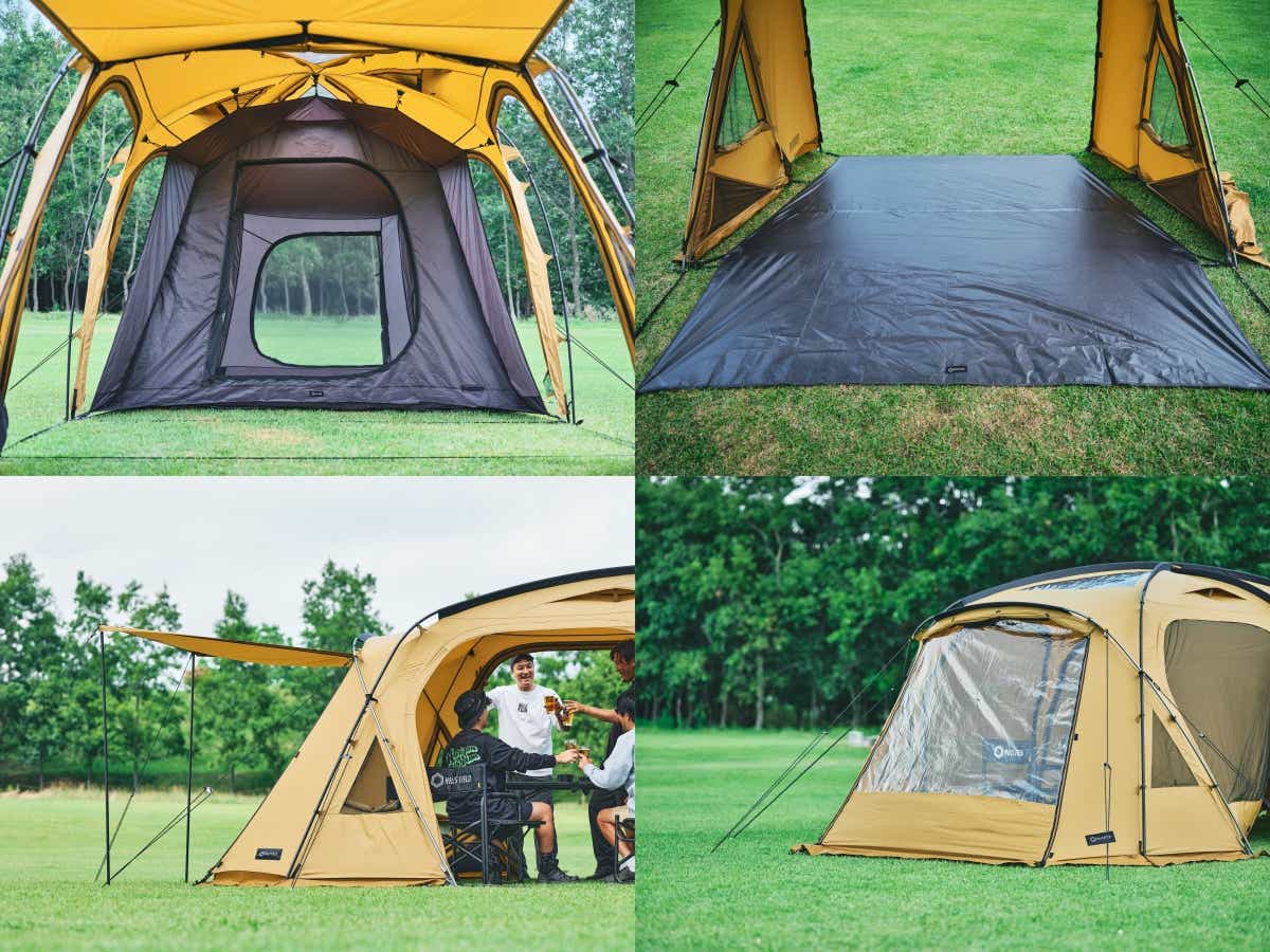 HILLS FIELD(ヒルズフィールド)の新作「OVAL TENT(オーバルテント)」