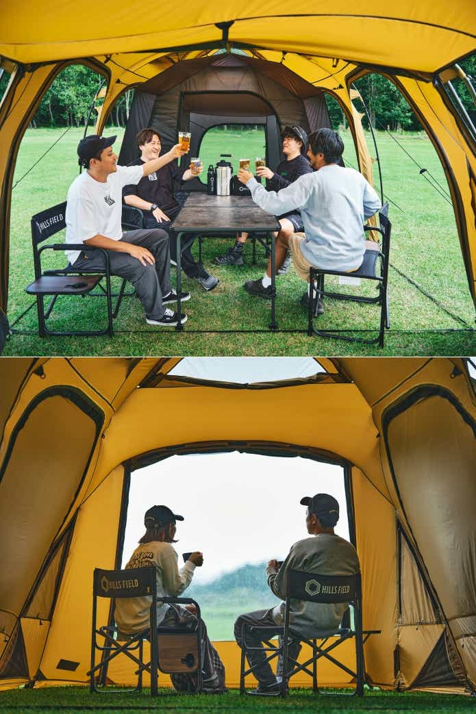 HILLS FIELD(ヒルズフィールド)の新作「OVAL TENT(オーバルテント)」