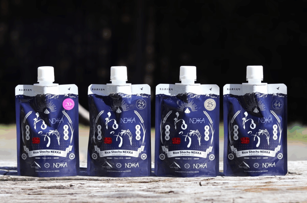 3種類のテンマクデザイン「アルミパウチねっか」