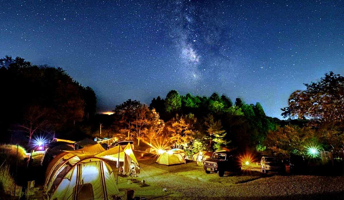 子連れキャンプにぴったりのキャンプ場。アスレチックを楽しめる