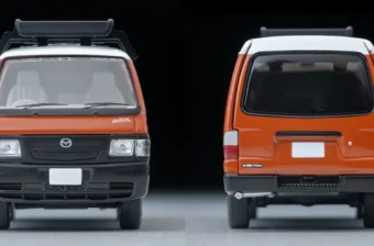 トミカ新作で“バンライフ気分”!人気商用バンがアウトドア仕様に、ランクル250も登場!