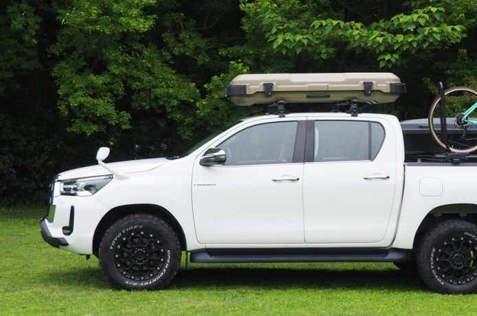 INNO ルーフギアケース720の使用例