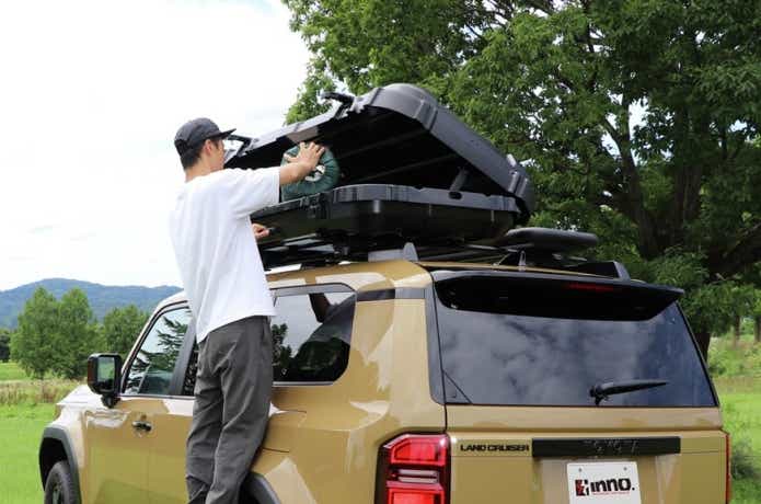 イノー INNO ルーフギアケース720（マットベージュ）