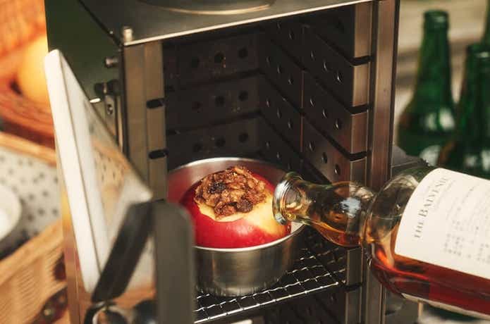 CAVE　縦横グリル　makuake　縦置き　オーブン