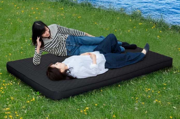 FILEDOOR USB充電式電動ポンプ内蔵 インフレータブルキャンプマット