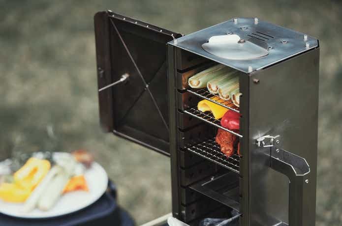 CAVE　縦横グリル　makuake　縦置き　グリル　オーブン