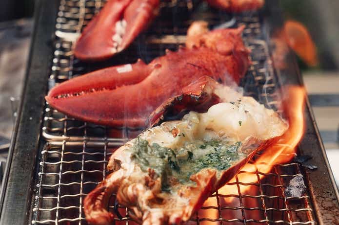 CAVE　縦横グリル　makuake　横置き　BBQ