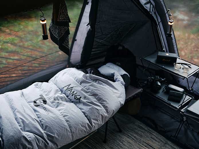 テントの中のオーロラテックス スクエアフット 750