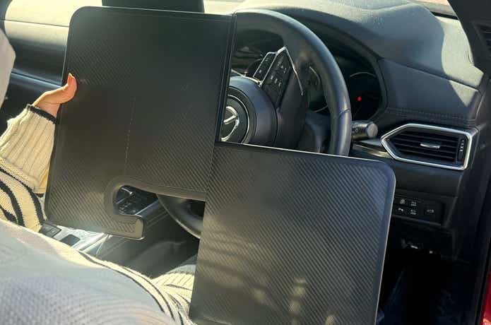 YONZEE「2in1折りたたみ式ハンドルデスク」