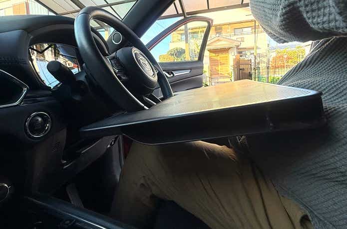 YONZEE「2in1折りたたみ式ハンドルデスク」