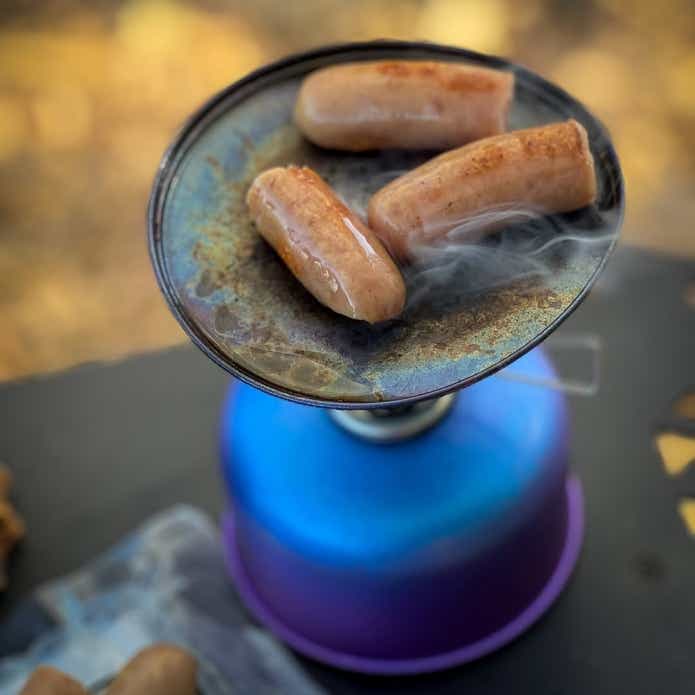 エバニューのマルチディッシュを鉄板にしている