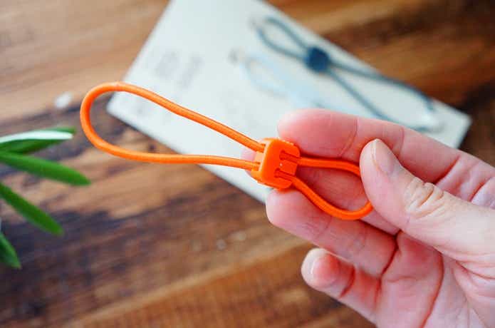 無印良品のロック付き結束ゴムバンド