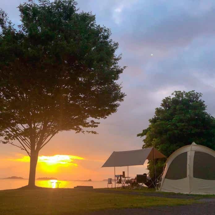 こすさんの初期のキャンプサイト