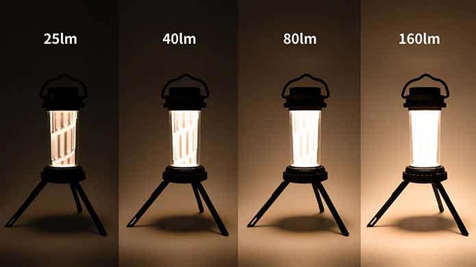 4段階の光量調整
